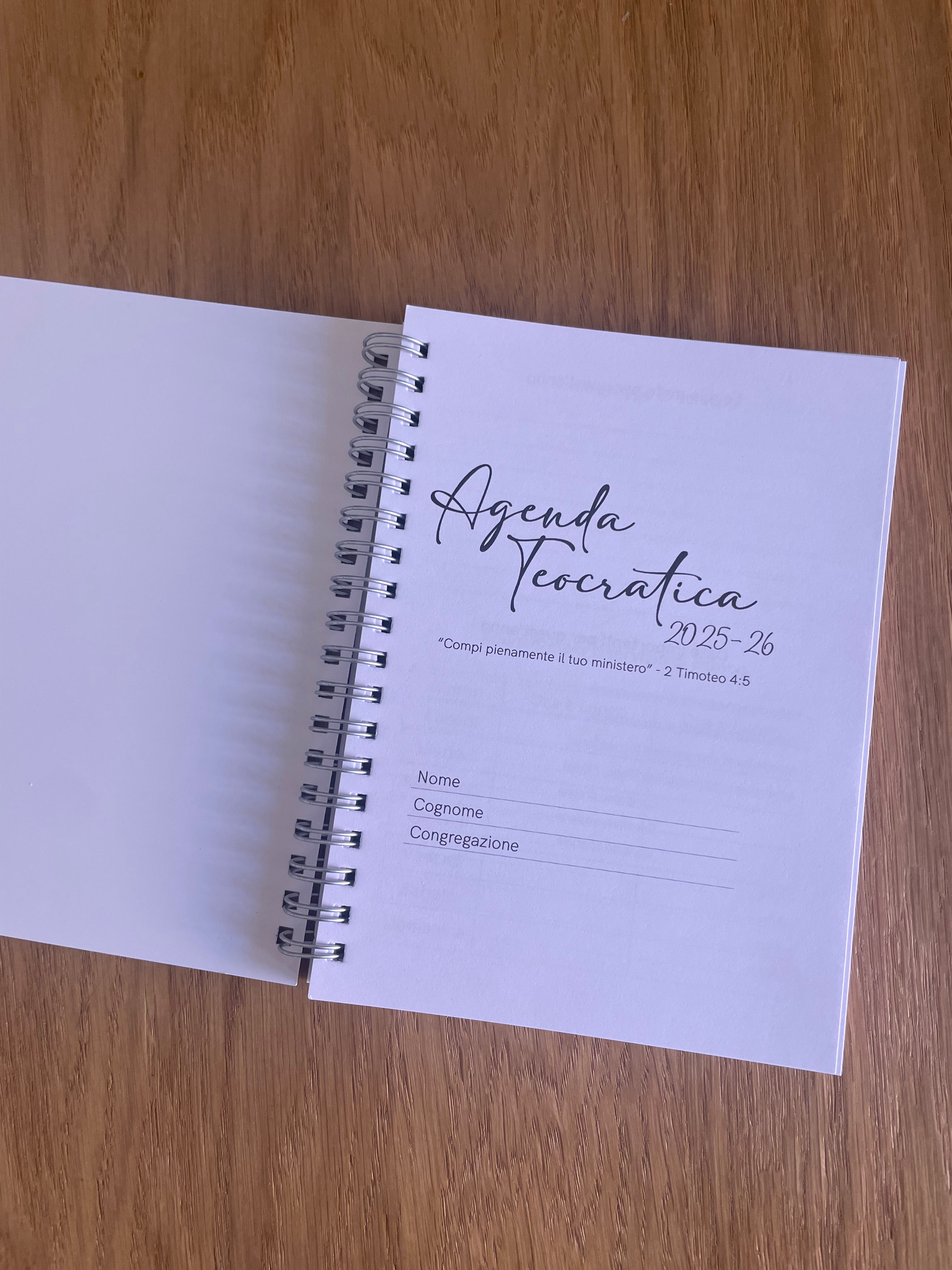 Agenda Teocratica 2025-26 Il mio negozio